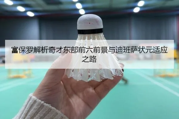 富保罗解析奇才东部前六前景与迪班萨状元适应之路